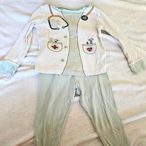 Doctor Costume PJs | 4T | Unisex | Toddler | Pretend Play | Sleepwear | Pajamas